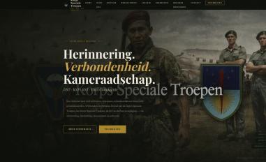 Schermafbeelding van korpsspecialetroepen.nl