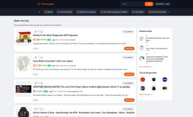 Schermafbeelding van kortingsjager.nl