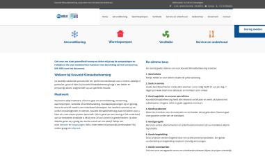 Schermafbeelding van kouveld-airconditioning.nl