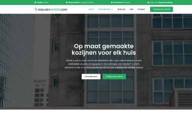 Schermafbeelding van kozijnenofferte.com