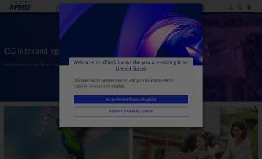 Schermafbeelding van kpmg.com