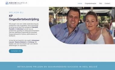 Schermafbeelding van kpongediertebestrijding.be