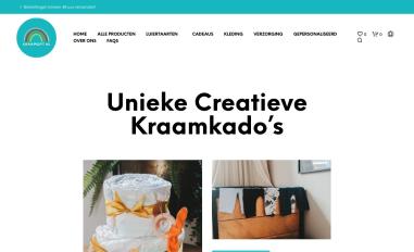 Schermafbeelding van kraamgift.nl