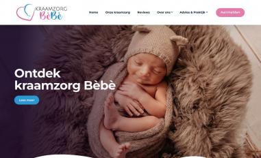 Schermafbeelding van kraamzorgbebe.nl