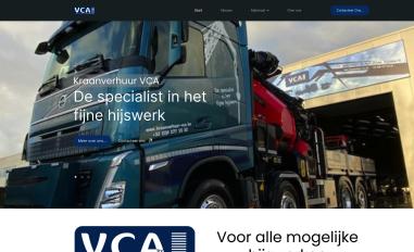 Schermafbeelding van kraanverhuur-vca.be