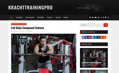 Schermafbeelding van krachttrainingpro.nl