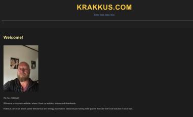 Schermafbeelding van krakkus.com