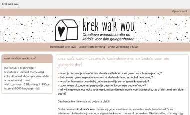 Schermafbeelding van krekwakwou.nl