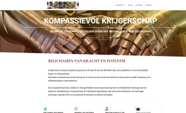 Schermafbeelding van krijgerschap.nl