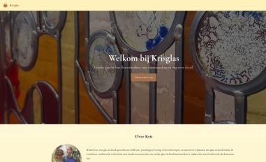 Schermafbeelding van krisglas.nl