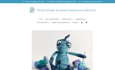 Schermafbeelding van kroeliezdesign.nl