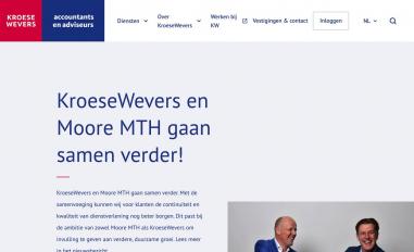 Schermafbeelding van kroesewevers.nl