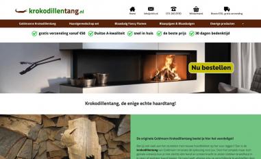 Schermafbeelding van krokodillentang.nl