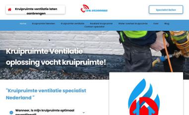 Schermafbeelding van kruipruimteventilatiespecialist.com