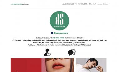 Schermafbeelding van ksnowstore.com