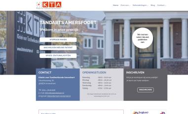 Schermafbeelding van ktatandartsen.nl