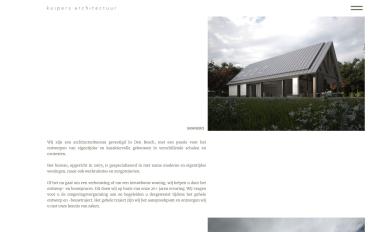 Schermafbeelding van kuipersarchitectuur.nl