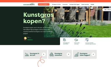 Schermafbeelding van kunstgras-online.nl