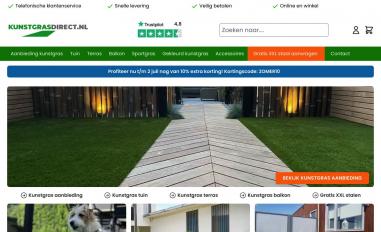 Schermafbeelding van kunstgrasdirect.nl