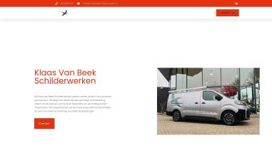 Schermafbeelding van kvanbeekschilderwerken.nl