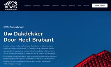 Schermafbeelding van kvsonderhoud.nl