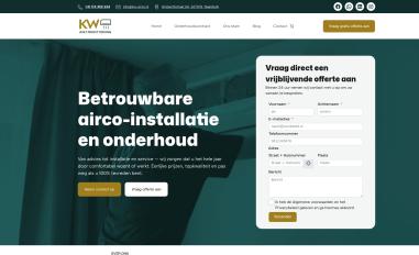 Schermafbeelding van kw-airco.nl