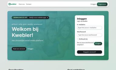 Schermafbeelding van kwebler.com