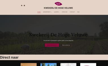 Schermafbeelding van kwekerijdehogeveluwe.nl
