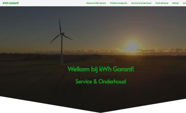 Schermafbeelding van kwhgarant.nl