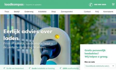 Schermafbeelding van laadkompas.nl