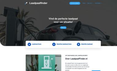 Schermafbeelding van laadpaalfinder.nl