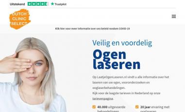 Schermafbeelding van laatjeogenlaseren.nl