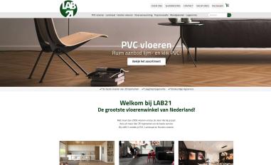 Schermafbeelding van lab21.nl