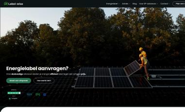 Schermafbeelding van label-wise.nl