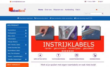 Schermafbeelding van labelenco.com