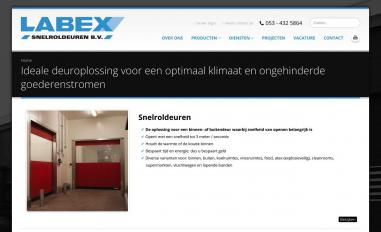 Schermafbeelding van labex.nl