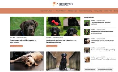 Schermafbeelding van labradorinfo.nl