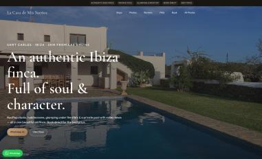 Schermafbeelding van lacasaibiza.com