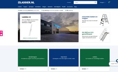 Schermafbeelding van ladder.nl