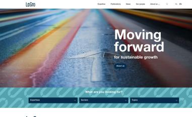 Schermafbeelding van lagro.com