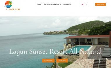 Schermafbeelding van lagunsunset.com