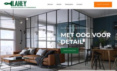 Schermafbeelding van lahey.be