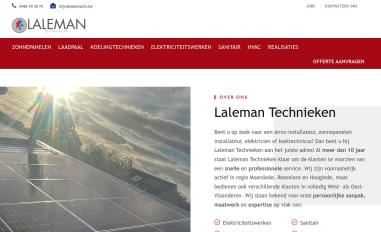Schermafbeelding van lalemanbv.be