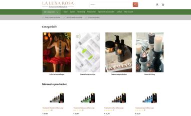 Schermafbeelding van laluxarosa.nl