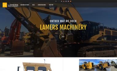 Schermafbeelding van lamersmachinery.com