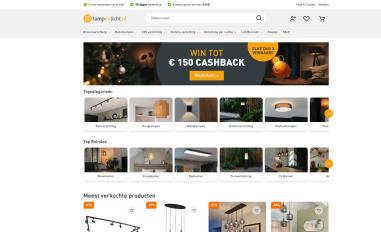 Schermafbeelding van lampenlicht.nl