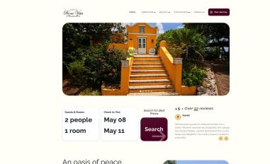 Schermafbeelding van landhuisbonavista.com