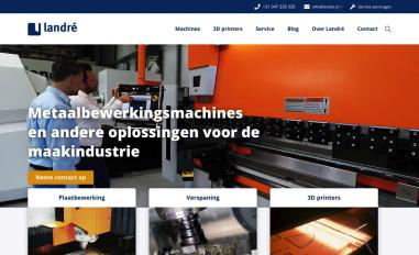 Schermafbeelding van landre.nl