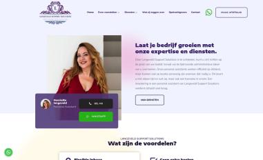 Schermafbeelding van langeveldsupportsolutions.nl