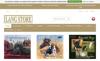 Schermafbeelding van langstore.nl